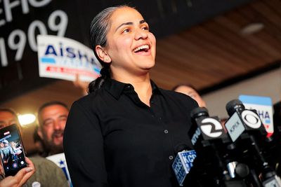 Progressive Aisha Wahab wins California special election for Swalwell’s seat