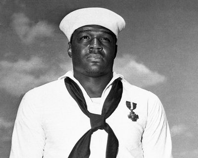 Trump faces backlash over reports US navy carrier could be named after him instead of Black war hero