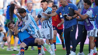 FIFA hands Argentina's Paredes a 10-match ban over world cup final brawl
