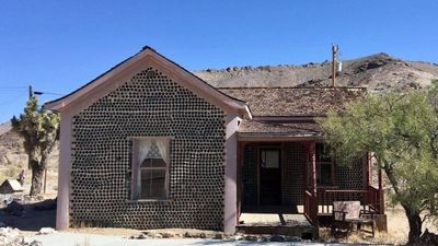 In 1905, a Nevada miner collected 50,000 discarded bottles in less than six months; he turned them into a three-room house