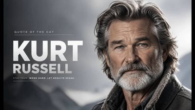 Quote of the Day by Kurt Russell: “My dad taught me something early on: you don’t measure yourself by...” — a powerful life lesson on self-reliance, hard work, personal responsibility and building a meaningful life from the Hollywood actor known for his enduring career, independence and memorable performances