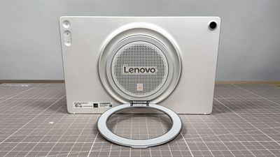 The gargantuan speaker on this Android tablet isn’t a gimmick — I can’t believe how good it sounds