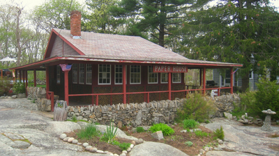 In 1922, a Massachusetts engineer began gluing old newspapers into the walls of his summer home: More than a century later, the paper house is still standing