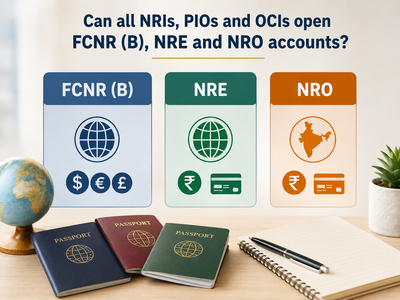 Can all NRIs, PIOs and OCIs open FCNR (B), NRE and NRO accounts?