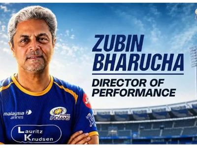 Mumbai Indians appoints Zubin Bharucha as Director of Performance