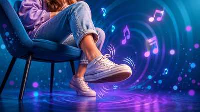 Psychology says people who bounce their feet to music without realizing it may be responding to rhythmic alignment