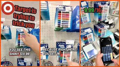 Target shopper does the math on two marker packs, finds the ‘on sale’ one is the worse deal