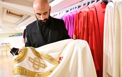 Pope’s ‘couturier of the sacred’ fuelled by faith