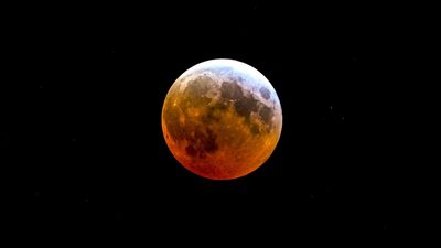 Where is the partial lunar eclipse tonight Aug. 27-28 visible from?