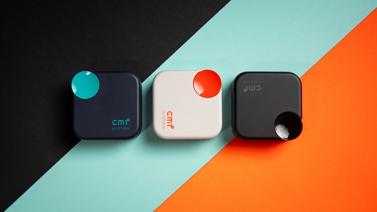 CMF Buds Neo black and white charging cases