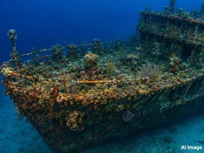 In 1986, Florida sank this 189-foot ship off the Florida Keys; decades later, its stripped superstructure is covered in sponges, corals and hydroids