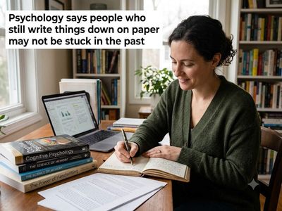 Psychology says people who still write things down on paper may not be stuck in the past - They may have discovered what helps them think better