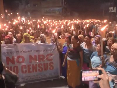 Manipur: Women's group holds torch rally in Imphal, demand NRC implementation before conducting Census