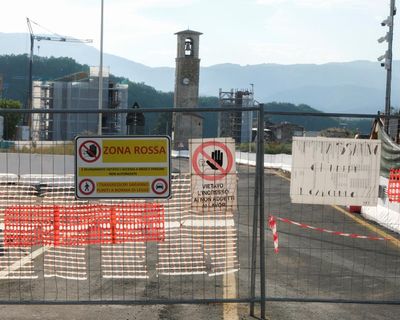 Anger over slow pace of reconstruction in Italian town devastated by earthquake in 2016