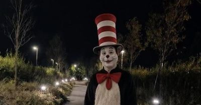 Police issue statement as 'creepy' Cat in the Hat figure 'spotted' in Scottish city