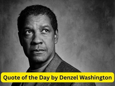 Quote of the Day by Denzel Washington: "There are two kinds of pain in this world. The pain that hurts..."