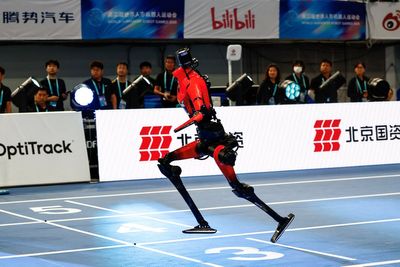 Humanoid robot smashes Usain Bolt’s 100m record at Beijing’s ‘robot Olympics’