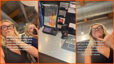 New Jersey woman orders chicken bowls through the Chipotle app. Then the staff checks the screen one more time: ‘said to call corporate’