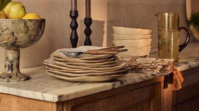 This ‘Wobbly’ Plate Trend Brings So Much Character When They're Stacked on Your Kitchen Shelves