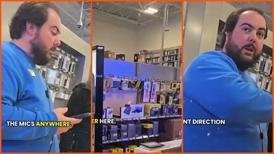 Woman brings her attitude into Best Buy looking for a mic and a projector. Then staff help her out anyway: ‘Wow, I learned a lot just now’