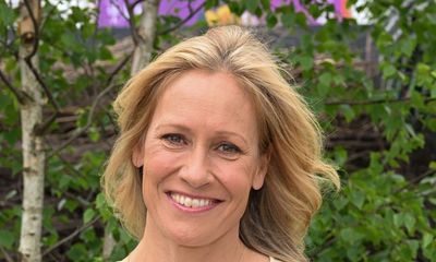 Sophie Raworth's striped blouse is the perfect late-summer layer to style with denim for those in-between weather days