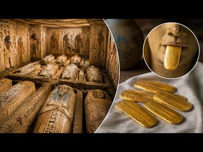 18 tombs dating back 2,000 years revealed 24 golden tongues inside the mouths of the dead — In 2026, archaeologists uncovered the bizarre purpose behind the ancient Egyptian ritual