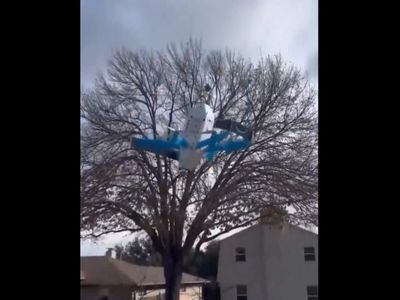 Texas woman shocked as Amazon drone drops her package straight into swimming pool in wild delivery fail, she says 'I don’t think I’ll be wanting more deliveries'