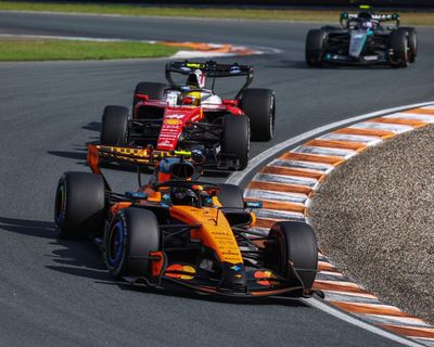 Lando Norris denies Antonelli in F1 Dutch GP after Verstappen crashes out of home race