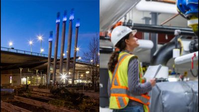 Vancouver captures heat that normally disappears down showers, sinks and toilets and sends it back into buildings; sewage now supplies most of one district's renewable heat