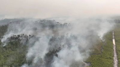 Indonesia arrests 72 over forest fires as choking haze spreads to Malaysia