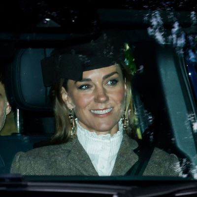 Princess Kate Delivers Vintage Vibes in a Pie-Crust Collar and Pillbox Hat for a Royal Family Church Visit in Balmoral