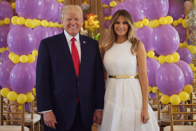 Melania Trump Spotted Leaving After Donald Trump Pats Her Leg, Sparking Social Media Speculation
