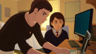 I came for the mind-bending sci-fi in this animated thriller on Netflix. I left in tears