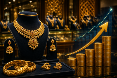 Lalithaa Jewellery Mart shares shine on debut, list at 32% premium over IPO price