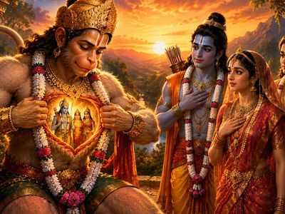 Why Hanuman Ji Showed Ram, Sita and Lakshman in His Heart