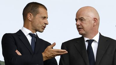 UEFA chief Ceferin calls for Infantino to quit but rules out replacing him