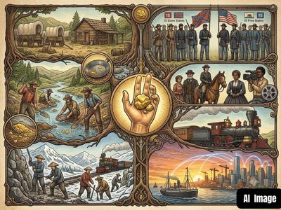 In 1848, a carpenter spotted a shiny rock in California. What followed changed the course of American history forever