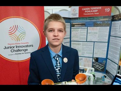 Texas 7th-grader Caden Pohlkamp built an underwater robot to study 12 neighborhood ponds. His surprising discovery about fountains and healthier water
