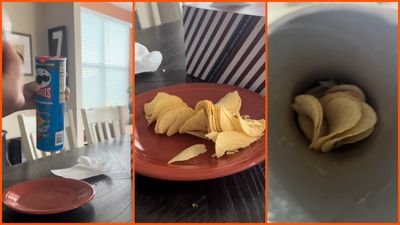 Woman puts her Pringles can on a scale. The number didn’t match the label at all: ‘Y’all should be ashamed’