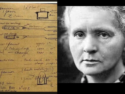 Marie Curie and her husband Pierre spent nearly four years boiling and processing tonnes of uraninite in a leaky Paris shed without proper ventilation to isolate a tiny amount of radium, and more than a century later, her notebooks from those experiments remain radioactive and are kept in lead-lined boxes
