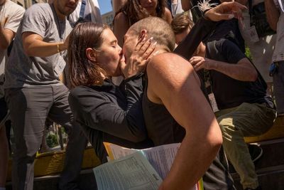Empire State Building Climbers Call 1,300ft Stunt a 'Celebration of Love' as They Face Court Over Viral Engagement