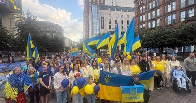 Ukrainians gather in Glasgow to mark Independence Day