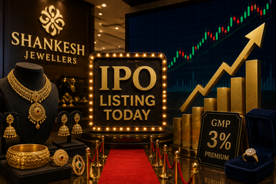 Shankesh Jewellers shares list at 11% premium over IPO price on NSE