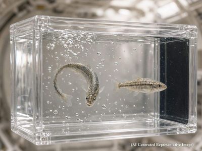 In 1973, NASA sent two fish into space to test their swimming ability in zero gravity; they initially swam in loops but later used light as cue to move normally after 21 days