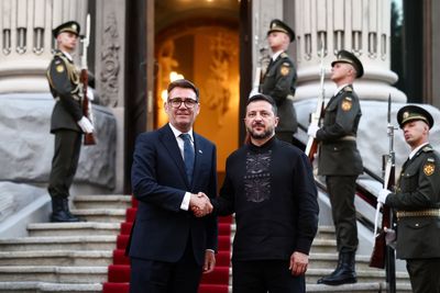 Burnham says he is planning US trip in September to lobby for Ukraine’s defence