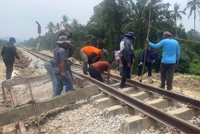 Southern border rail track reopens after bombing