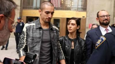 Sealing it with a kiss: 'Skywalkers' couple that went viral for Empire State Building climb appear in court