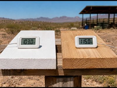 In 2019, University of Maryland researchers stripped lignin from wood; the resulting cooling material stayed 12°F cooler than natural wood in an Arizona test
