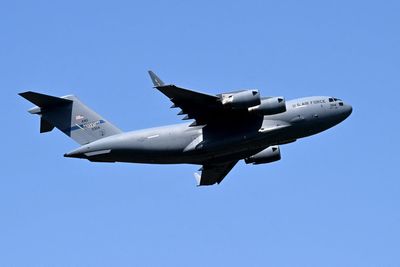 Why has a huge US military plane landed in Moscow?