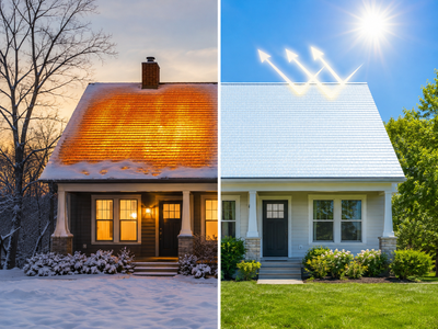 Berkeley Lab built a roof coating of vanadium dioxide that flips at 67°C; across 15 US climate zones, it outperformed existing coatings in 12 and cut household electricity by 10%